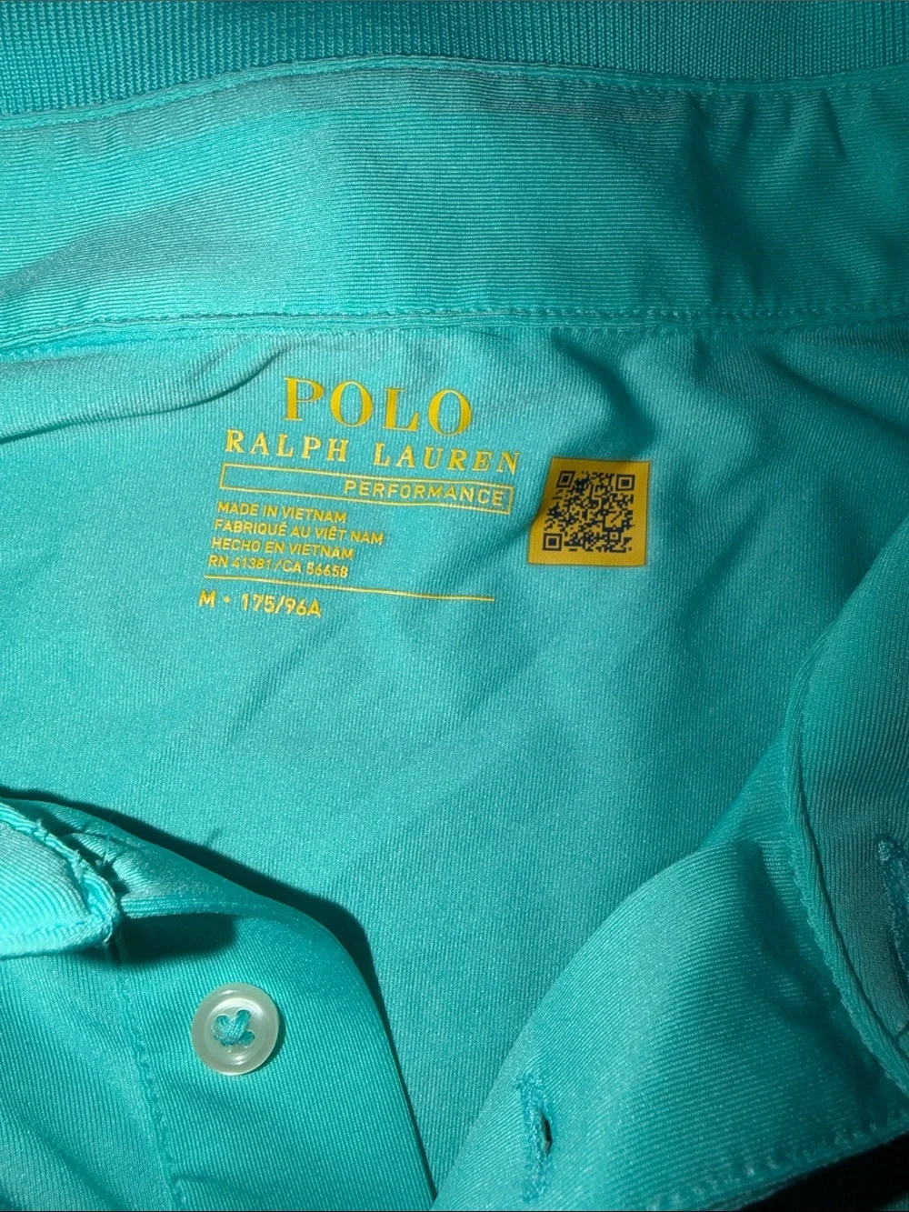 Ralph Lauren Aqua Blue Polo Shirt - Men’s Short Sleeve